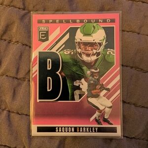 2025 Panini Donruss Elite - Spellbound "B" Saquon Barkley #1 Pink